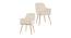 Strip Lounge Chair In Beige Color (Beige) by Urban Ladder - Front View Design 1 - 559893