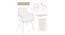 Strip Lounge Chair In Beige Color (Beige) by Urban Ladder - Design 1 Dimension - 559924