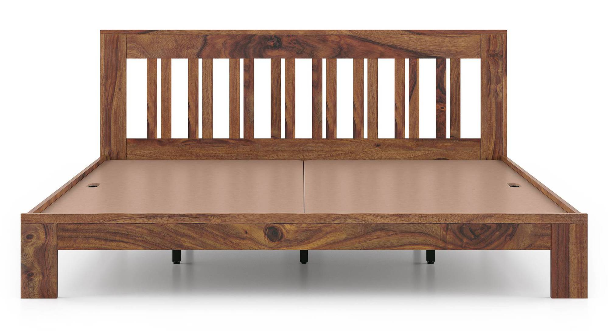 Beirut NonStorage Bed with Essential Memory Foam Mattress Urban Ladder