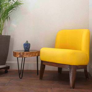 Best Buys Under 10000 Design Marcel Fabric Lounge Chair in Yellow Colour