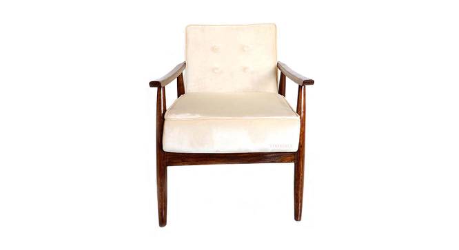 Harlan Arm Chair (Ivory) by Urban Ladder - Cross View Design 1 - 560471