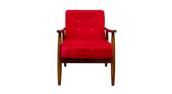Kellan Arm Chair (Red) by Urban Ladder - Cross View Design 1 - 560472
