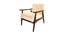 Harlan Arm Chair (Ivory) by Urban Ladder - Front View Design 1 - 560483