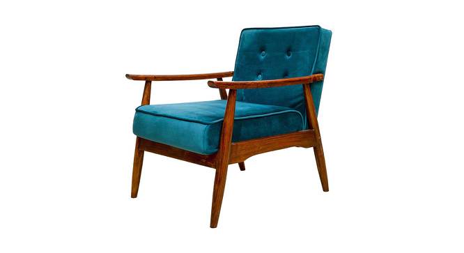Lennon Arm Chair (Blue) by Urban Ladder - Front View Design 1 - 560485