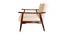 Harlan Arm Chair (Ivory) by Urban Ladder - Design 1 Side View - 560495