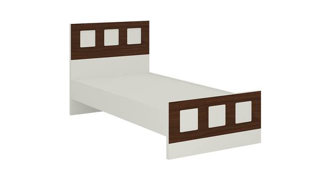 Cordoba Kids Single Bed- Ivory - Coffee Walnut (Ivory - Coffee Walnut) by Urban Ladder - Cross View Design 1 - 560672
