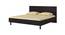 Fiona King Bed with Solid Wood Legs- Antique Ebony (Antique Ebony) by Urban Ladder - Cross View Design 1 - 560679