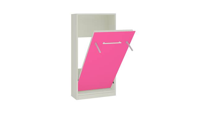 Mystica Murphy Horizontal Wall-Folding Single Bed- Barbie Pink (Barbie Pink) by Urban Ladder - Cross View Design 1 - 560691
