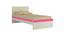 Riga Kids Single Bed- Barbie Pink (Barbie Pink) by Urban Ladder - Cross View Design 1 - 560693