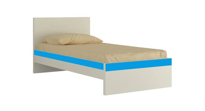 Riga Kids Single Bed- Azure Blue (Azure Blue) by Urban Ladder - Cross View Design 1 - 560695
