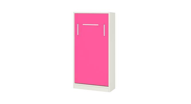 Mystica Murphy Horizontal Wall-Folding Single Bed- Barbie Pink (Barbie Pink) by Urban Ladder - Front View Design 1 - 560726
