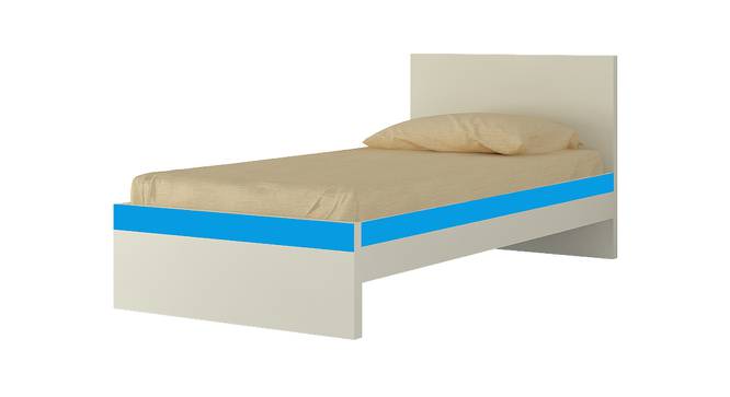 Riga Kids Single Bed- Azure Blue (Azure Blue) by Urban Ladder - Front View Design 1 - 560731