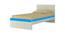 Riga Kids Single Bed- Azure Blue (Azure Blue) by Urban Ladder - Front View Design 1 - 560731