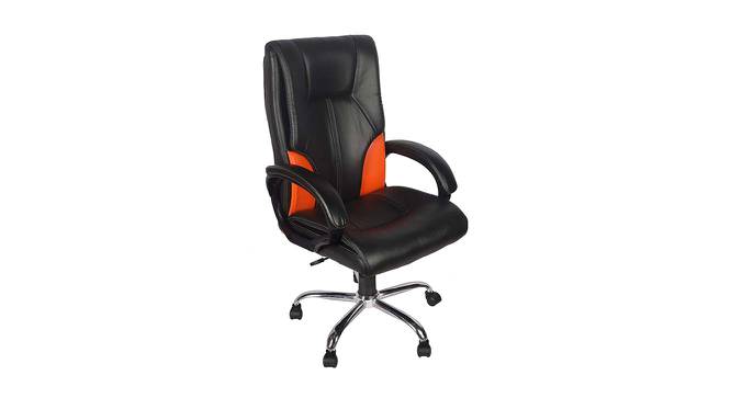 Magic High Back Office Chair (Black & Red) by Urban Ladder - Front View Design 1 - 560744