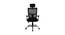 Bravo High Back Office Chair (Black) by Urban Ladder - Cross View Design 1 - 560746
