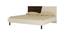 Fiona King Bed with Solid Wood Legs- Light Wood - Coffee Walnut (Light Wood - Coffee Walnut) by Urban Ladder - Design 1 Side View - 560754