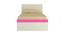 Riga Kids Single Bed- Barbie Pink (Barbie Pink) by Urban Ladder - Design 1 Side View - 560772