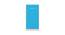 Mystical Murphy Horizontal Wall-Folding Single Bed - Azure Blue (Azure Blue) by Urban Ladder - Design 2 Side View - 560801
