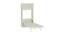 Mystica Murphy Horizontal Wall-Folding Single Bed- Coffee Walnut (Coffee Walnut) by Urban Ladder - Design 1 Close View - 560816