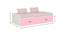Celestia Twin Daybed- English Pink - Persian Lilac (English Pink - Persian Lilac) by Urban Ladder - Design 1 Dimension - 560827
