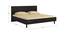 Fiona King Bed with Solid Wood Legs- Antique Ebony (Antique Ebony) by Urban Ladder - Design 1 Dimension - 560842