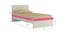 Riga Kids Single Bed- Barbie Pink (Barbie Pink) by Urban Ladder - Design 1 Dimension - 560856