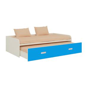 Kids Beds Without Storage Design Celestia Engineered Wood Bed in Ivory   Azure Blue Colour