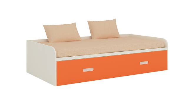 Celestia Twin Daybed- Ivory - Light Orange (Ivory - Light Orange) by Urban Ladder - Cross View Design 1 - 560886