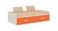 Celestia Twin Daybed- Ivory - Light Orange (Ivory - Light Orange) by Urban Ladder - Cross View Design 1 - 560886