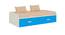 Celestia Twin Daybed- Ivory - Azure Blue (Ivory - Azure Blue) by Urban Ladder - Cross View Design 1 - 560887