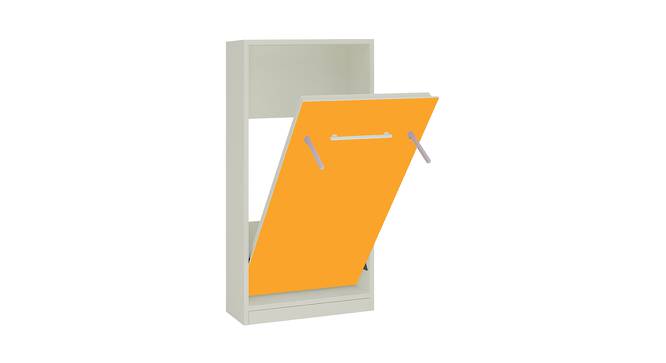 Mystica Murphy Horizontal Wall-Folding Single Bed- Mango Yellow (Mango Yellow) by Urban Ladder - Cross View Design 1 - 560893