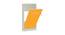 Mystica Murphy Horizontal Wall-Folding Single Bed- Mango Yellow (Mango Yellow) by Urban Ladder - Cross View Design 1 - 560893