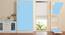 Mystica Murphy Horizontal Wall-Folding Single Bed- Sky Blue (Sky Blue) by Urban Ladder - Cross View Design 1 - 560894