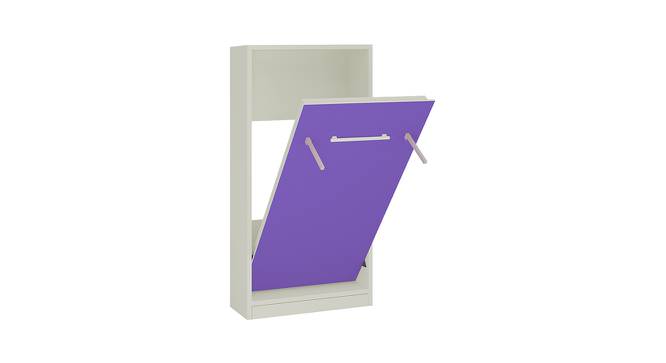 Mystica Murphy Horizontal Wall-Folding Single Bed- Lavender Purple (Lavender Purple) by Urban Ladder - Cross View Design 1 - 560895