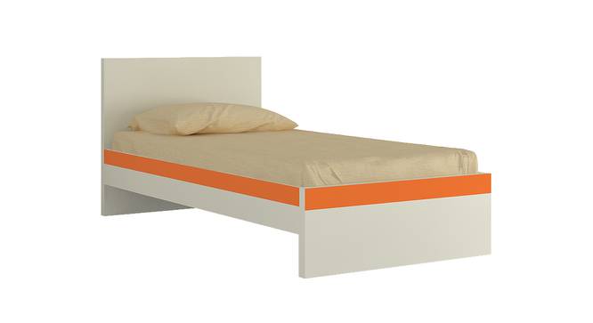 Riga Kids Single Bed- Light Orange (Light Orange) by Urban Ladder - Cross View Design 1 - 560898