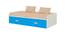 Celestia Twin Daybed- Ivory - Azure Blue (Ivory - Azure Blue) by Urban Ladder - Front View Design 1 - 560902
