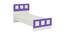 Cordoba Kids Single Bed- Ivory - Lavender Purple (Ivory - Lavender Purple) by Urban Ladder - Front View Design 1 - 560904