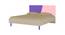 Fiona Kids Queen Bed with Solid Wood Legs- Lavender Purple - English Pink (Lavender Purple - English Pink) by Urban Ladder - Front View Design 1 - 560907