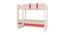 Primera Twin Bunk Bed- Strawberry Pink (Strawberry Pink) by Urban Ladder - Design 1 Side View - 560914