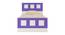Cordoba Kids Single Bed- Ivory - Lavender Purple (Ivory - Lavender Purple) by Urban Ladder - Design 1 Side View - 560919