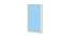 Mystica Murphy Horizontal Wall-Folding Single Bed- Sky Blue (Sky Blue) by Urban Ladder - Design 1 Side View - 560924
