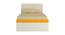Riga Kids Single Bed- Mango Yellow (Mango Yellow) by Urban Ladder - Design 1 Side View - 560927
