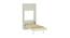 Mystica Murphy Horizontal Wall-Folding Single Bed- Mango Yellow (Mango Yellow) by Urban Ladder - Design 2 Side View - 560933
