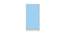 Mystica Murphy Horizontal Wall-Folding Single Bed- Sky Blue (Sky Blue) by Urban Ladder - Design 2 Side View - 560934