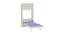 Mystica Murphy Horizontal Wall-Folding Single Bed- Lavender Purple (Lavender Purple) by Urban Ladder - Design 2 Side View - 560935