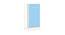Mystica Murphy Horizontal Wall-Folding Single Bed- Sky Blue (Sky Blue) by Urban Ladder - Design 1 Dimension - 560951