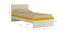 Riga Kids Single Bed- Mango Yellow (Mango Yellow) by Urban Ladder - Design 1 Dimension - 560954