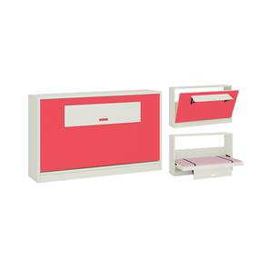 Kids Bed Design Design Mystica Engineered Wood Bed in Strawberry Pink Colour