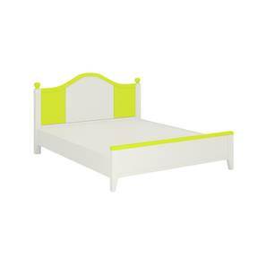 Kids Storage Design Victoria Kids Teak Wood Queen Bed- Lime Yellow (Lime Yellow)