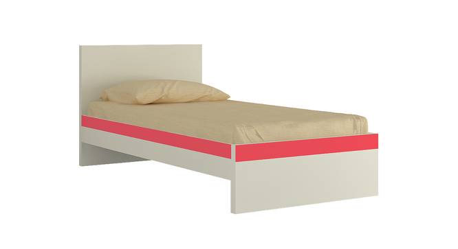 Riga Kids Single Bed- Strawberry Pink (Strawberry Pink) by Urban Ladder - Cross View Design 1 - 560977